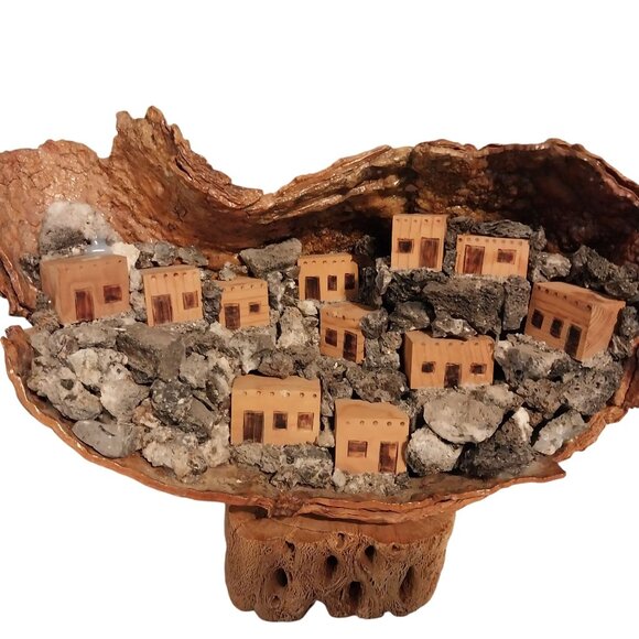 Pueblo Cholla Cactus Sculpture Vintage - Picture 2 of 8